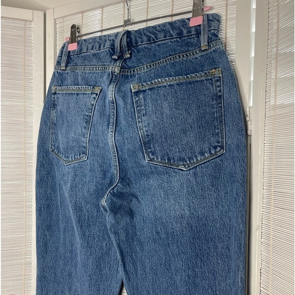 Good American Medium Wash Straight Leg Jeans Size 2 - Picture 5 of 8